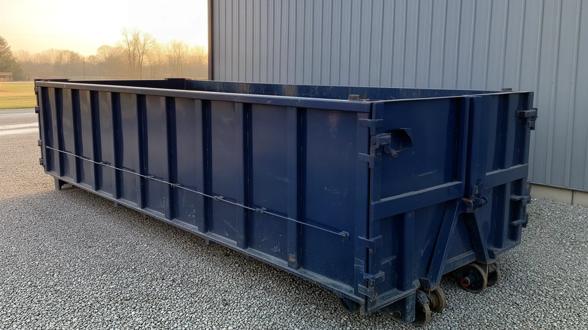 Roll-off dumpster from Long Hills Dumpster Rental in Johnson City, TN